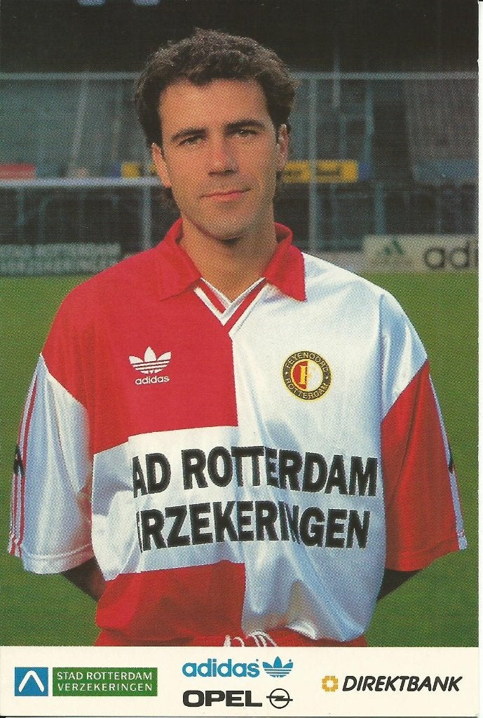 1993-1994 fotokaart Feyenoord, Verzenden, Zo goed als nieuw, Feyenoord, Spelerskaart