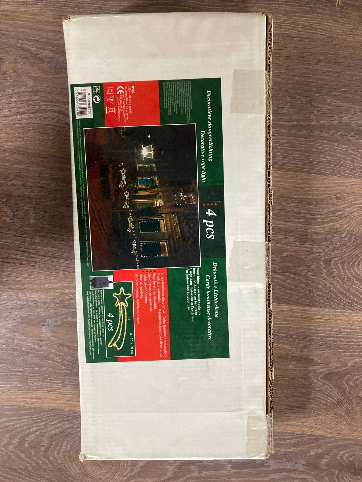 Decoratief slangverlichting 4 x vallende kerstster, Ophalen of Verzenden, Nieuw