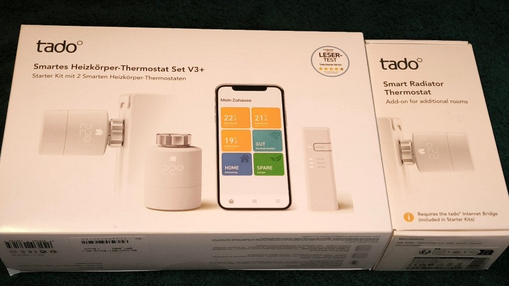 Tado Smart Radiator Set Kit, Doe-het-zelf en Verbouw, Thermostaten, Verzenden, Nieuw