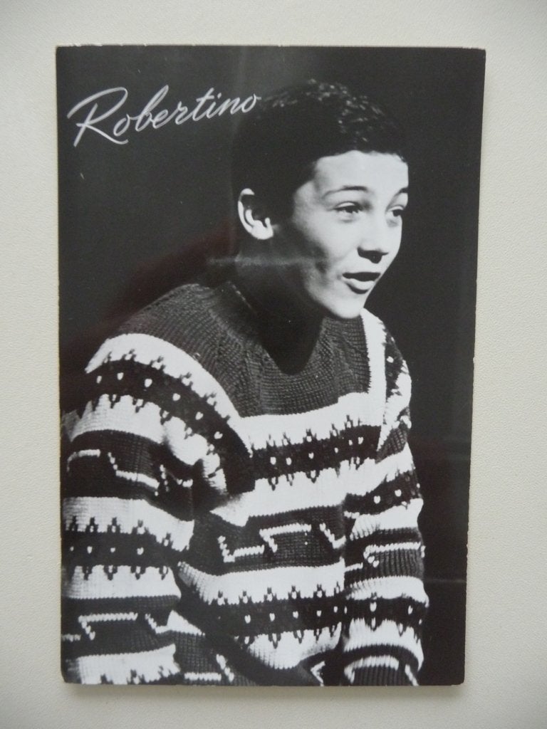 oude foto ansichtkaart 60-er jaren - ROBERTINO, Ophalen of Verzenden, 1960 tot 1980, Gelopen, Sterren en Beroemdheden
