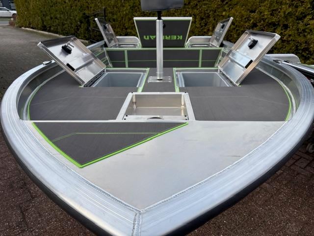 SCHERPE SETPRIJZEN Kerman M428 met nieuwe Tohatsu (bj 2026), Watersport en Boten, Vis- en Consoleboten, Nieuw, Aluminium, Overige brandstoffen