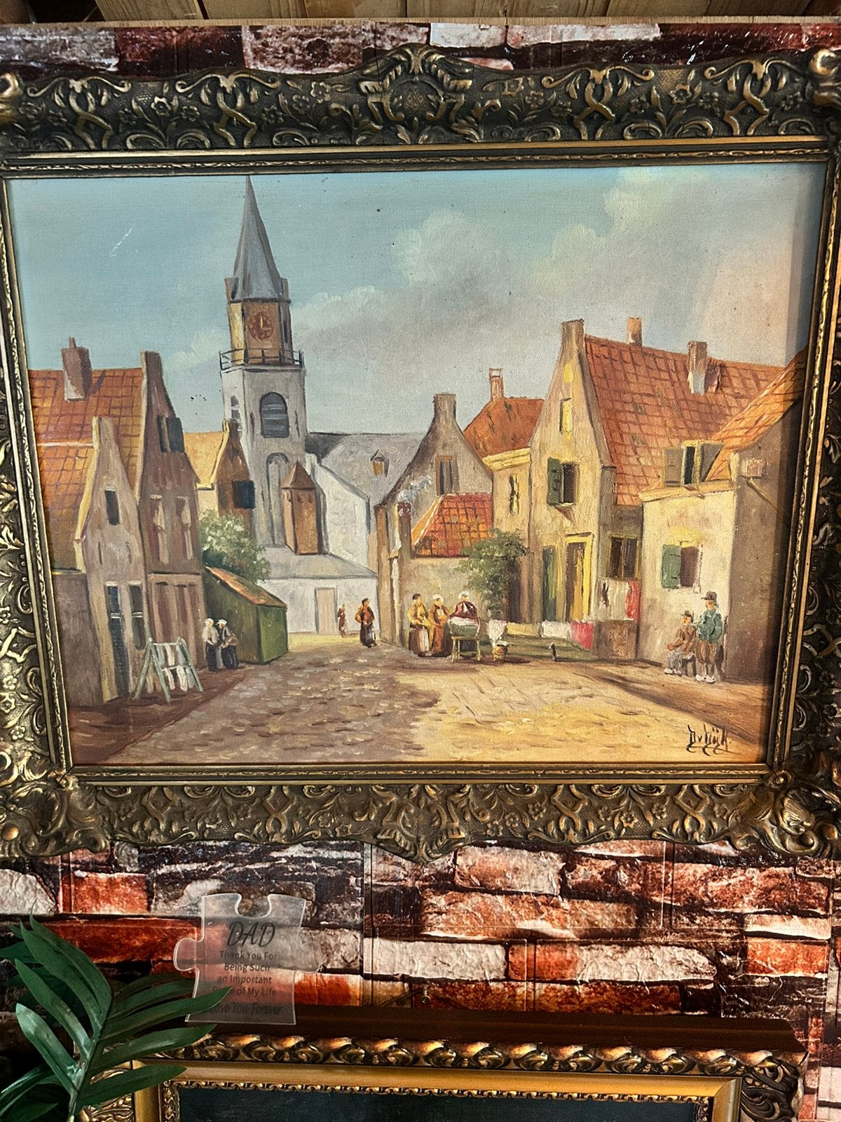 Scheveningen Van Dijk, Ophalen, Doek, Gedateerd, Klassiek
