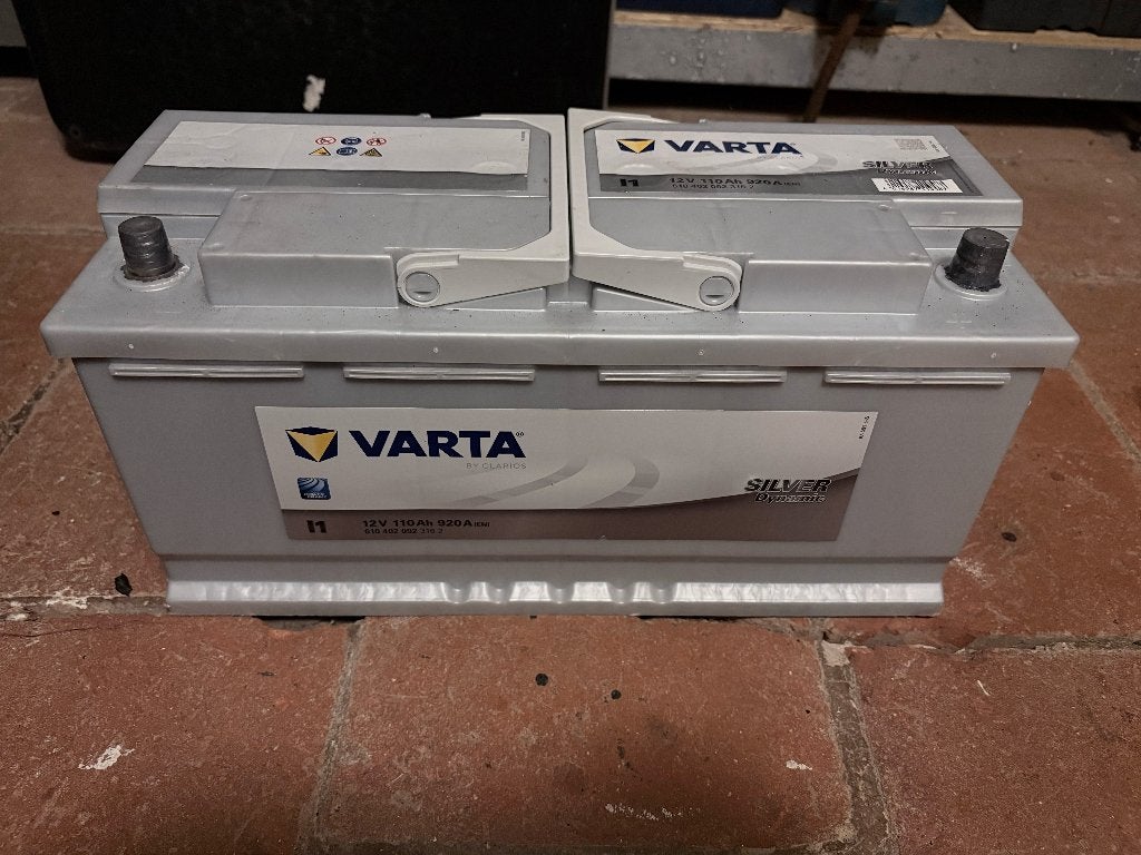 Varta Silver Dynamic I1 110Ah accu, Gebruikt