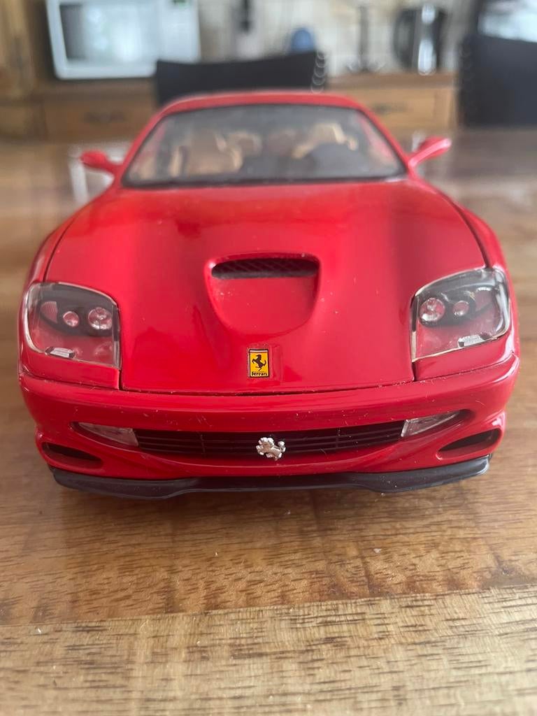Farrari  550 maranello. 1998.      1.18, Ophalen of Verzenden, Zo goed als nieuw, Bburago