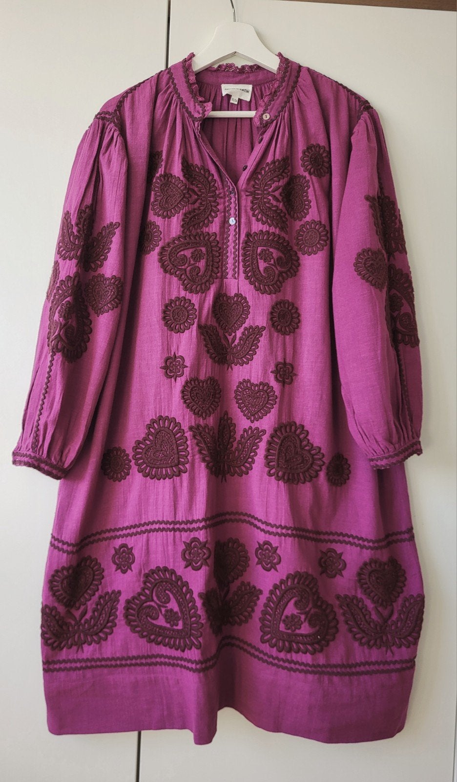 Antik Batik jurk in maat 38/40 NIEUW, Maat 38/40 (M), Paars, Nieuw, Ophalen of Verzenden