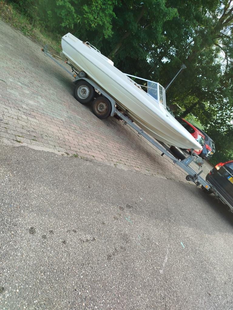 Jet speedboot 150 pk lpg installatie, Watersport en Boten, Speedboten, Ophalen, Overige merken, Gebruikt, Binnenboordmotor