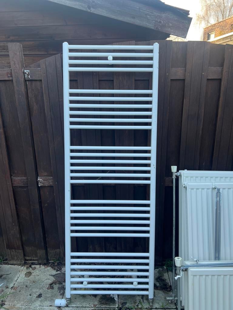 Witte badkamer radiator - Handdoekradiator, Ophalen, Radiator, Minder dan 60 cm, 80 cm of meer