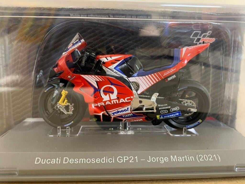 Jorge Martin Ducati Desmosedici GP21 2021 1:18, Overige merken, Serviceclientele@altaya.be, Nieuw, Ophalen of Verzenden