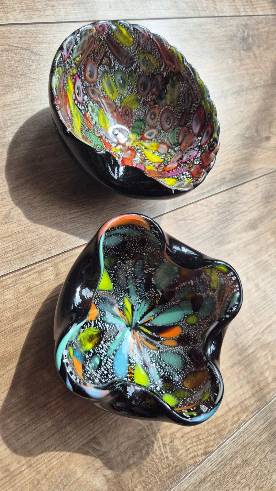 Set van 2 Murano glazen schalen, Ophalen of Verzenden