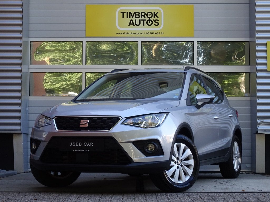 SEAT Arona 1.0 TSI *Virtual/CarPlay/Stoelverw/Airco/Cruise*, Auto's, Stof, Gebruikt, 95 pk, Bedrijf