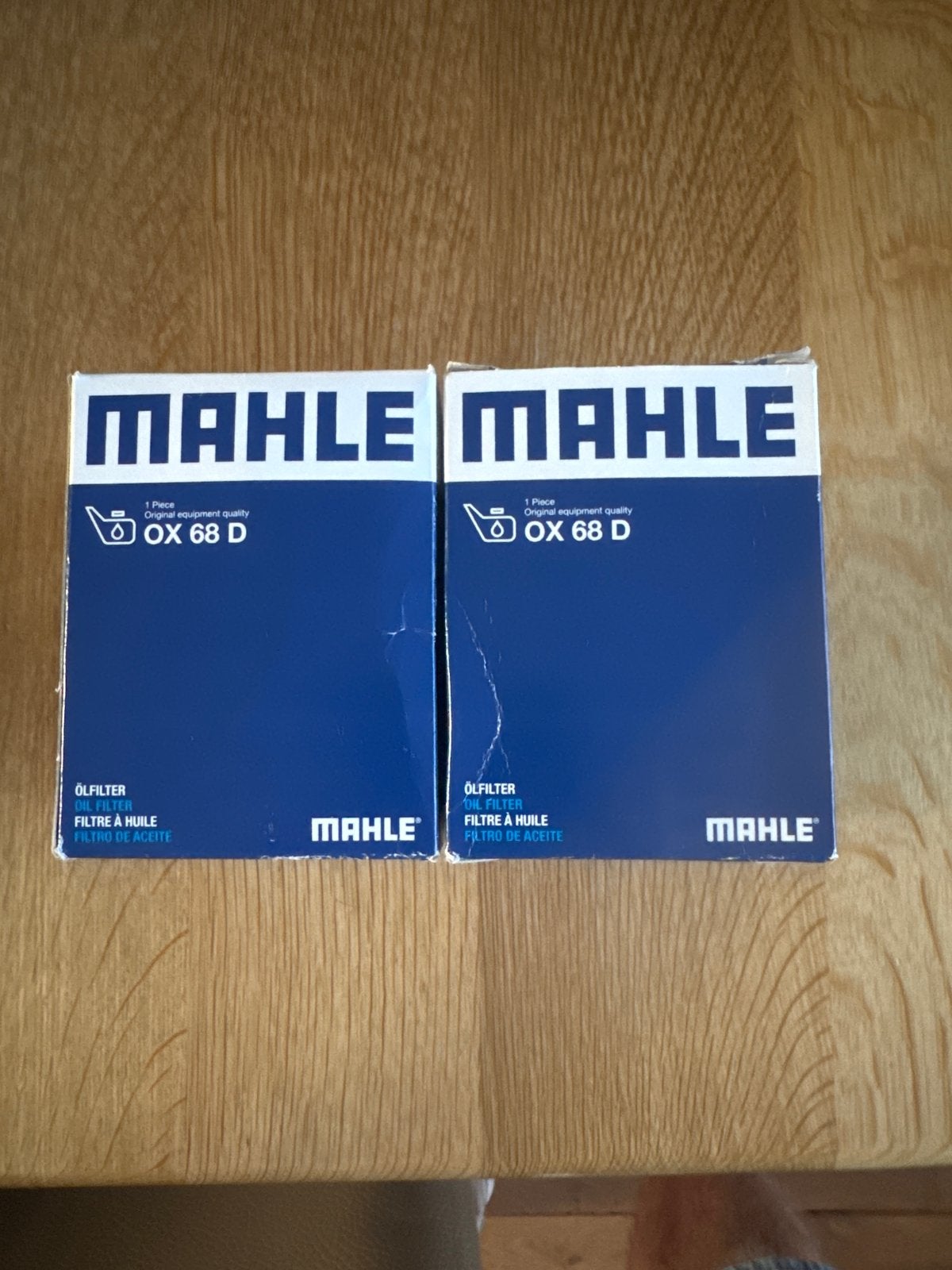 2x Mahle OX68D oliefilters voor diverse BMW modellen, Ophalen, Nieuw, BMW