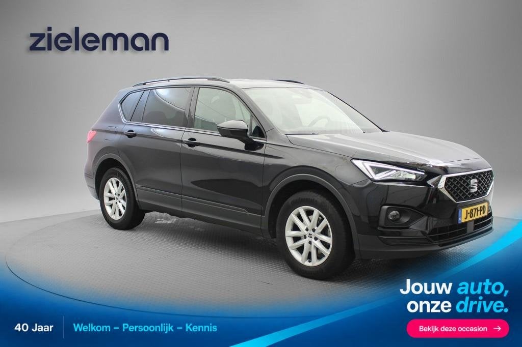 Seat TARRACO 1.5 TSI Style Automaat - Panorama, Carplay, Cli, Auto's, 4 cilinders, Zwart, Origineel Nederlands, Bedrijf