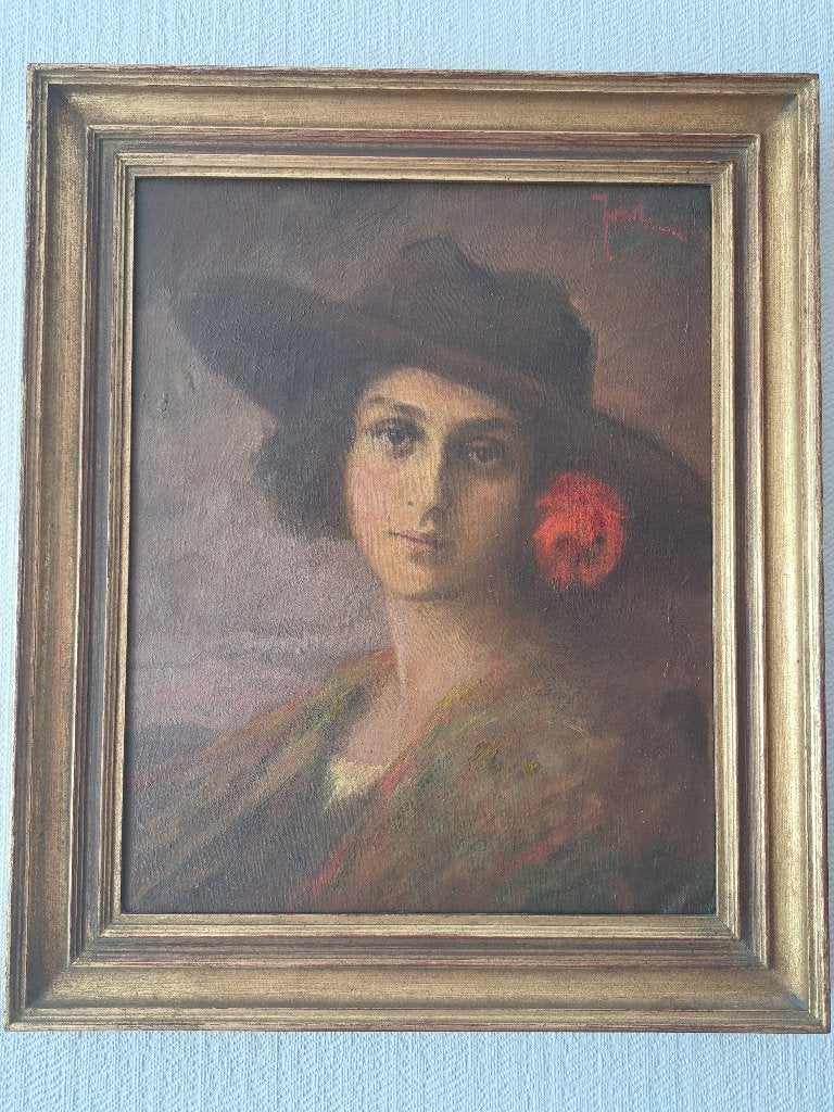 schilderij, Antiek en Kunst, Kunst | Schilderijen | Klassiek, Ophalen, Nederlandse school, Doek, Portret of Personen
