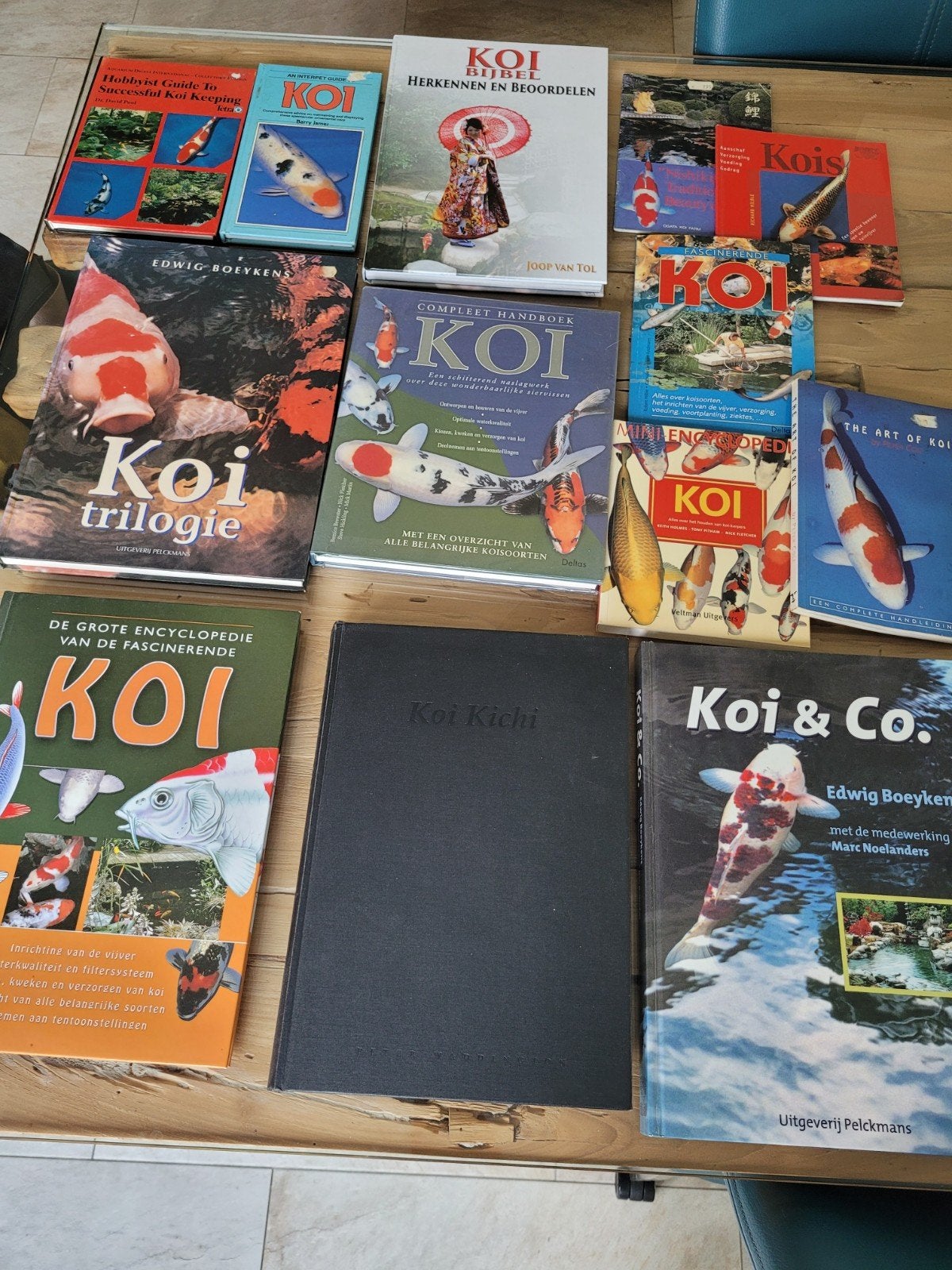 Japanse Koi karpers boeken set, Ophalen, Gelezen, Vissen