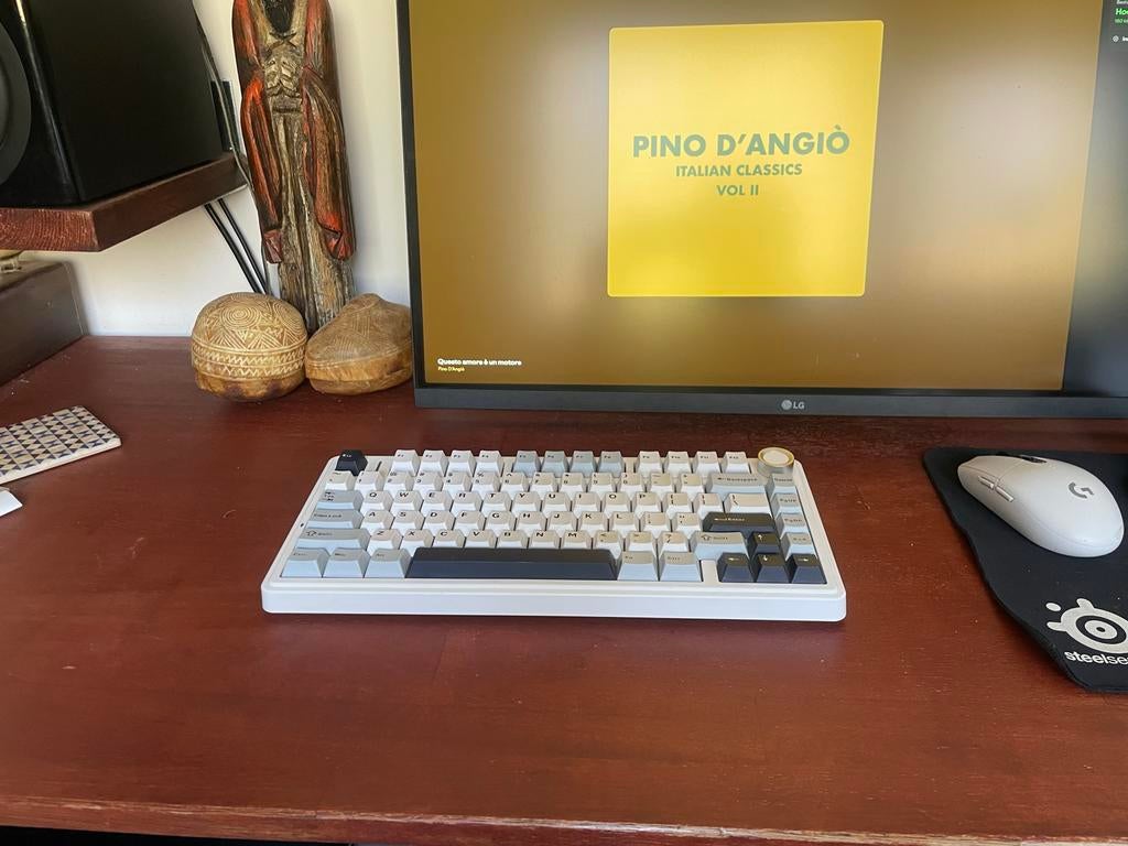 AULA F75 Mechanisch Toetsenbord - Perfecte Staat, Ophalen, Gaming toetsenbord, Zo goed als nieuw, Draadloos
