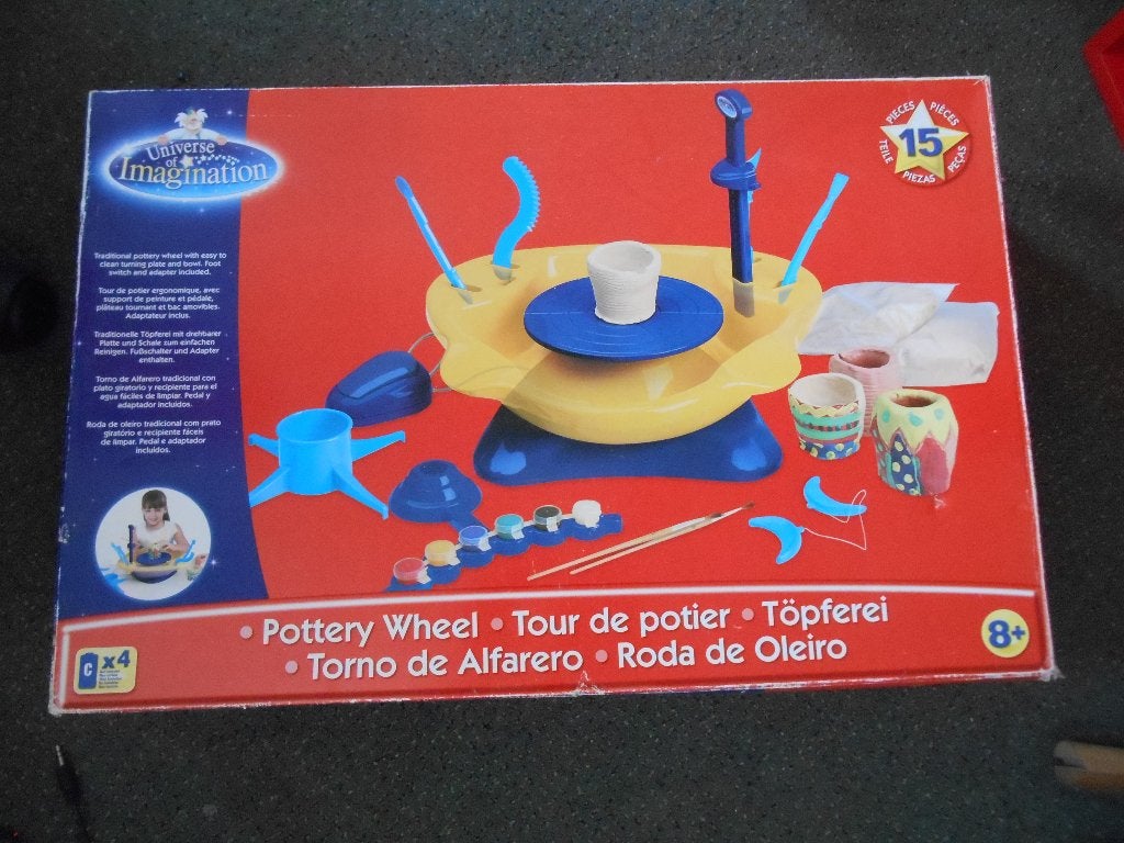 Potten bakken Klei met draai wiel Nieuw Bijna Gratis, Ophalen of Verzenden, Nieuw, Knutselen