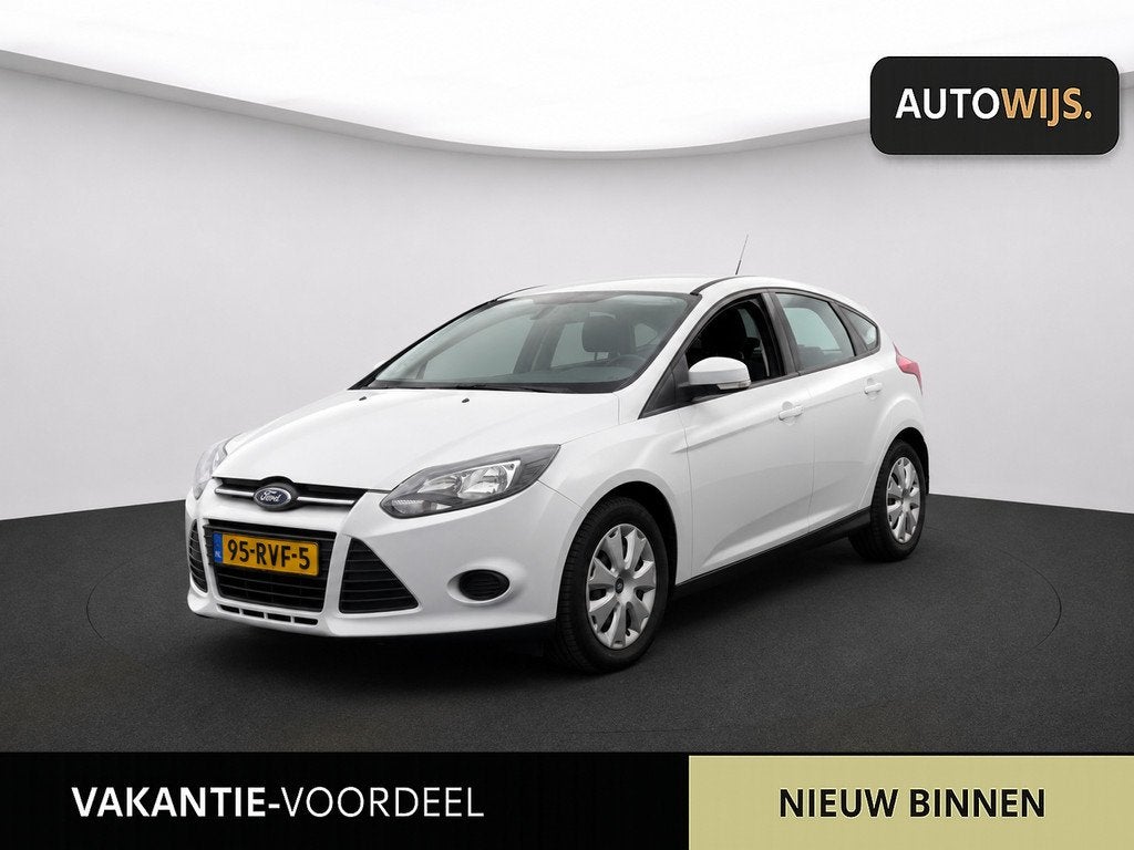 Ford Focus 1.6 TI-VCT Trend|NL AUTO|APK 10-2026|LM-VELGEN|GO, Auto's, Ford, Stof, Gebruikt, Zwart, 4 cilinders
