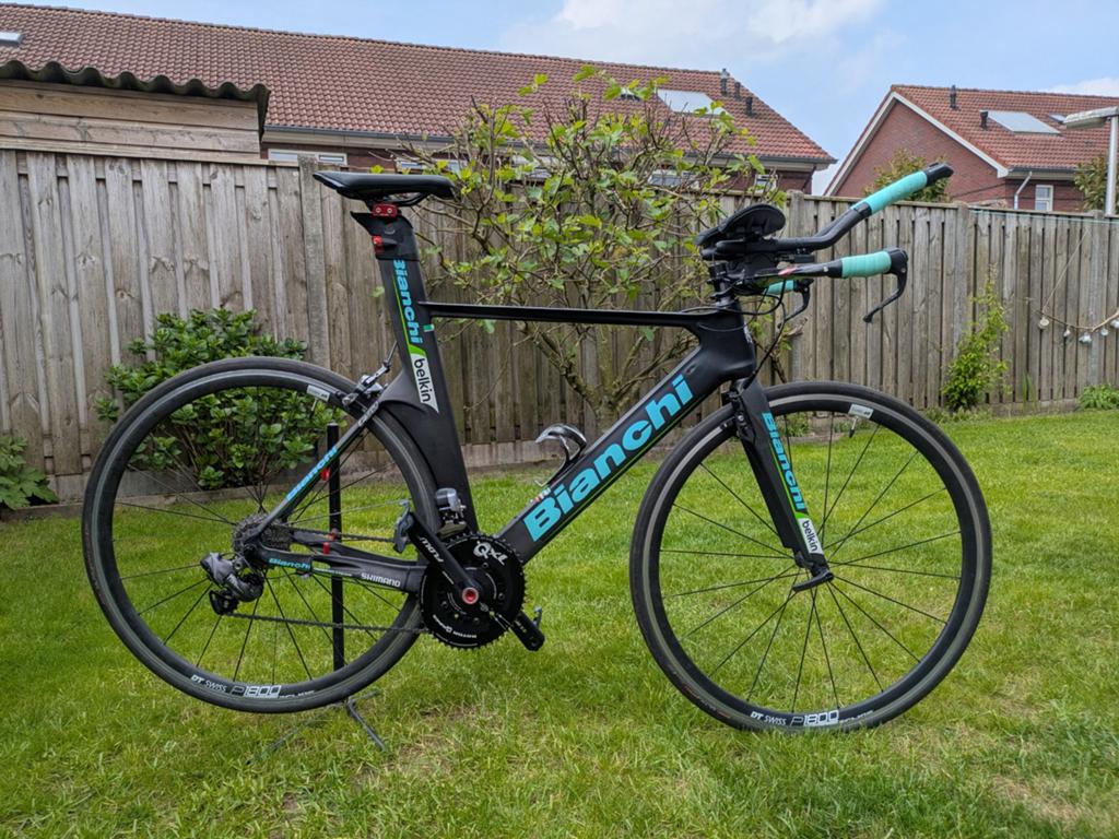 Bianchi Pico Belkin Carbon TT / Triathlon fiets (maat L), Overige merken, 28 inch, Gebruikt, Carbon