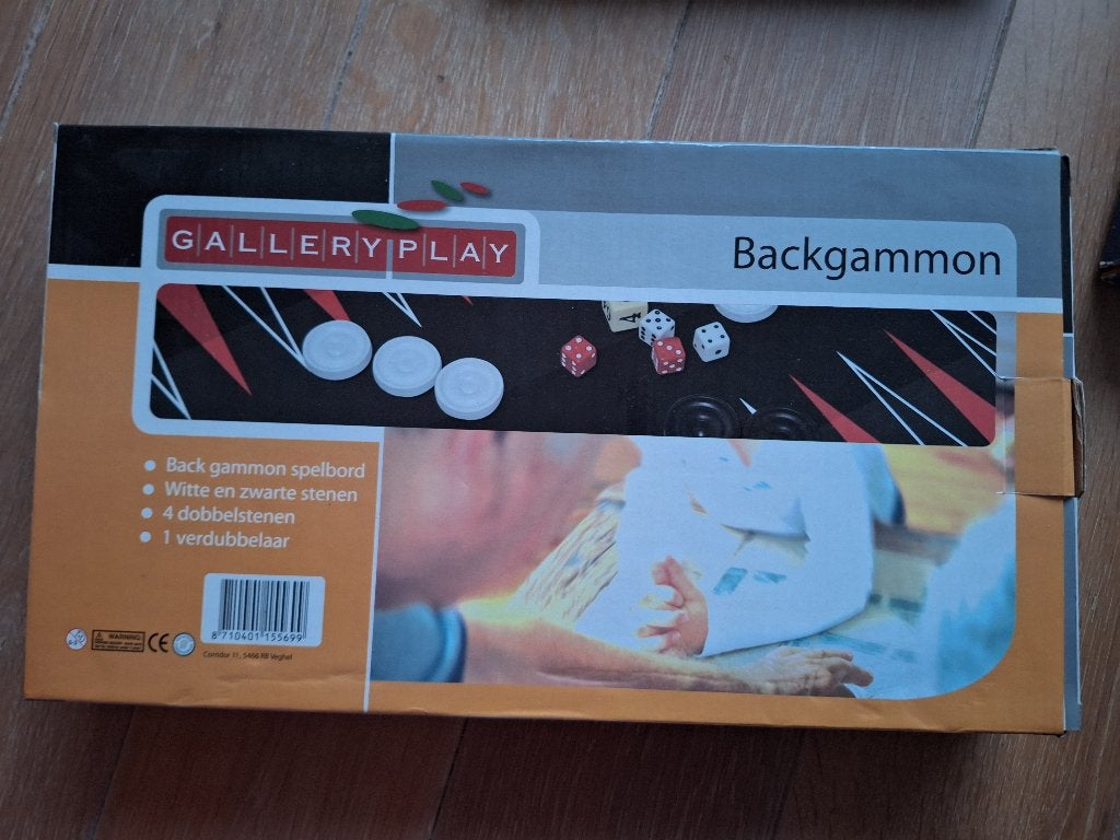 Backgammon van Gallery Play, Ophalen of Verzenden, Zo goed als nieuw, Gallery Play