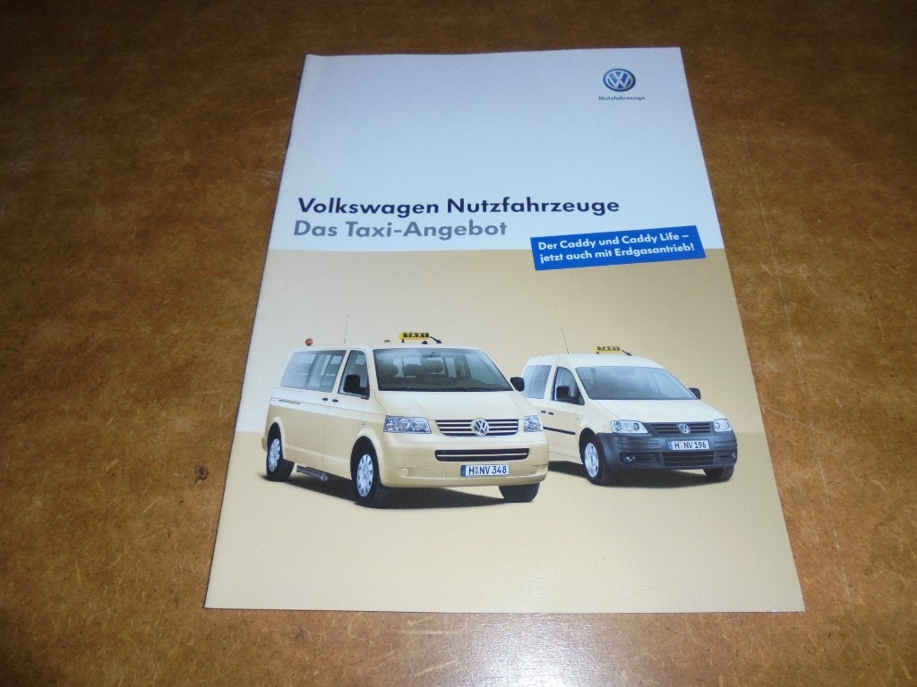 brochure Volkswagen Taxi modellen 2006, Ophalen of Verzenden, Zo goed als nieuw, Volkswagen
