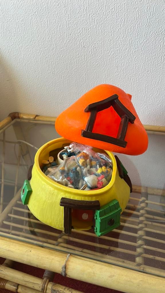 Vintage Smurfen huis vol smurfen let op. Wordt uitgezocht, Ophalen, Gebruikt