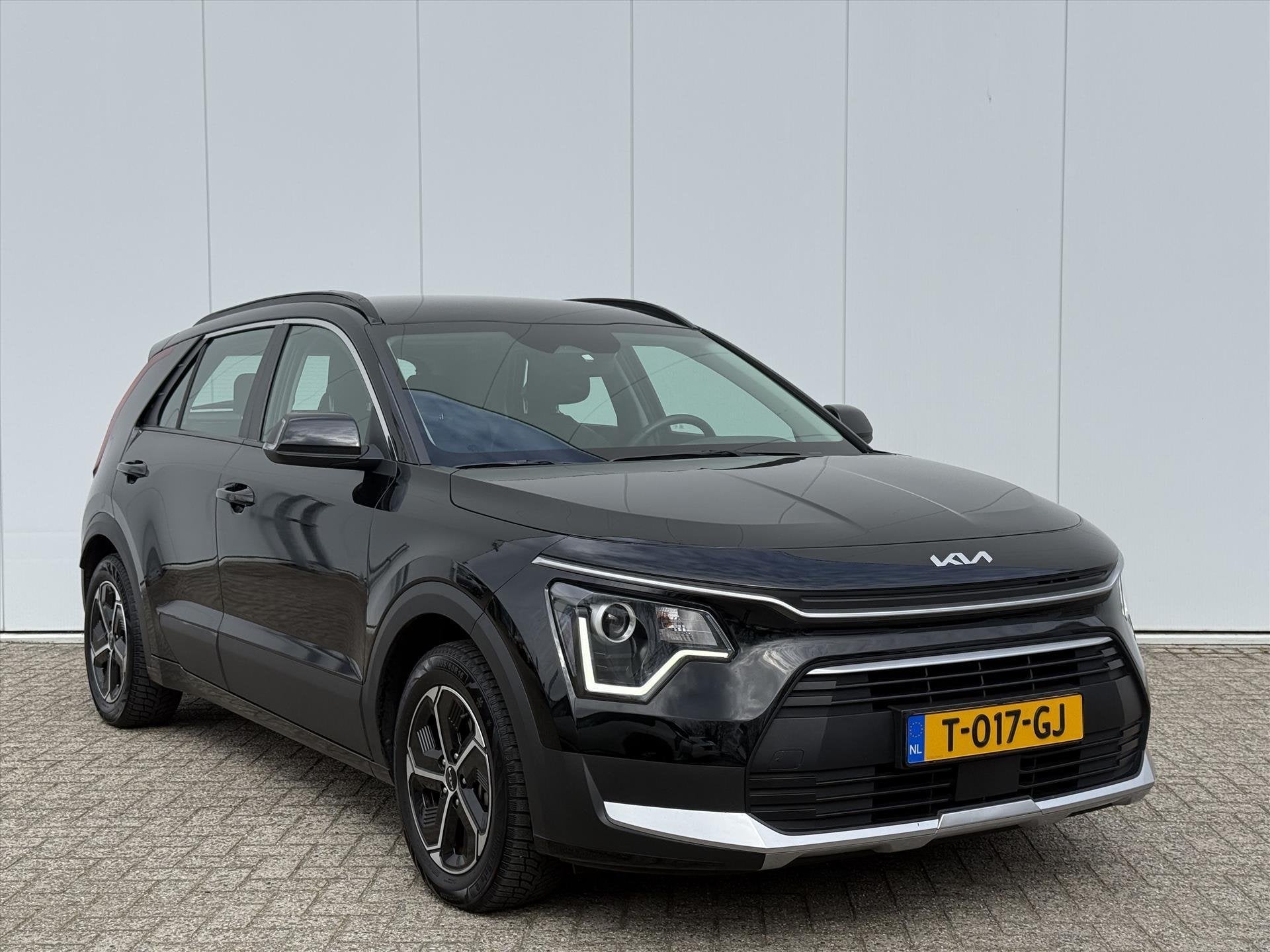 Kia Niro 1.6 GDi Plug-in Hybrid 183pk DCT6 DynamicLine | Sto, Auto's, Stof, Gebruikt, Euro 6, Zwart