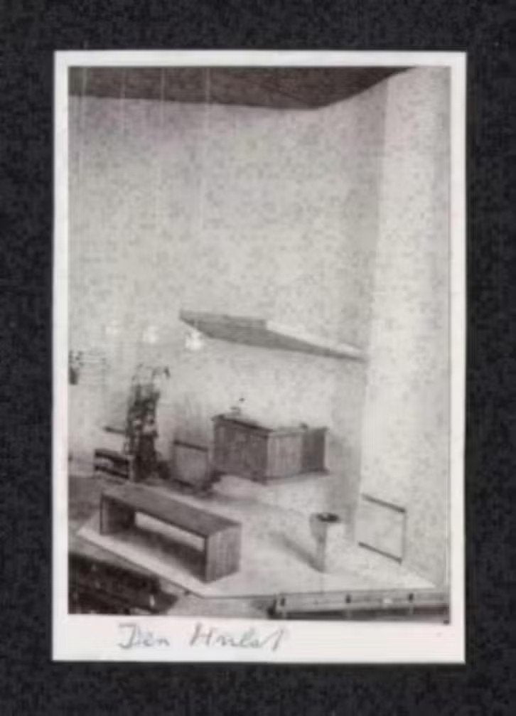 Foto Den Hulst Kerk Interieur Preekstoel., Foto, Ophalen of Verzenden, Zo goed als nieuw, 1940 tot 1960