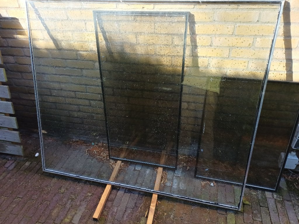 Raam, Gevelraam of Ruit, Gebruikt, 80 tot 120 cm, 120 tot 160 cm