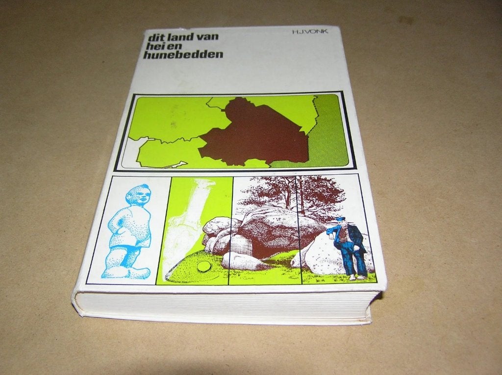 Vonk, H.J. - Dit land van hei en hunebedden.(P3), Boeken, Ophalen of Verzenden, Gelezen, Vonk, H.J.