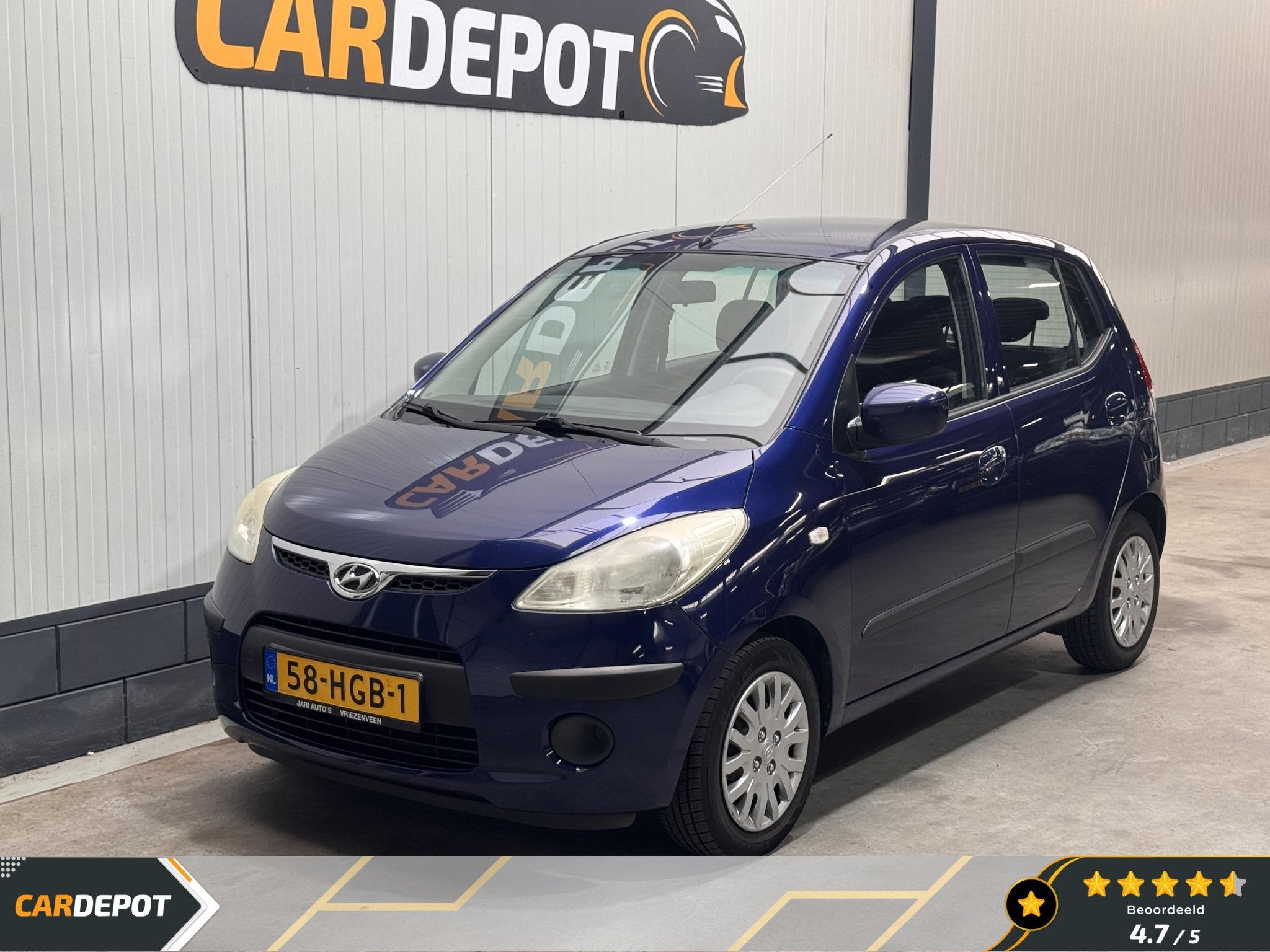 Hyundai i10 1.1 Dynamic, Stof, Gebruikt, 31 €/maand, 4 cilinders