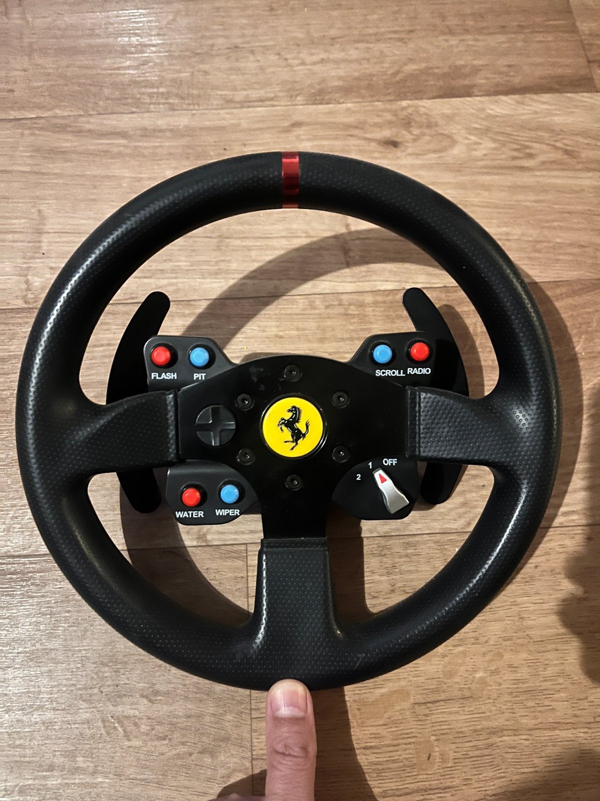 Thrustmaster T300 Ferrari GTE Wheel Add-On (zonder base), Ophalen, Racestuur, Force feedback, Zo goed als nieuw