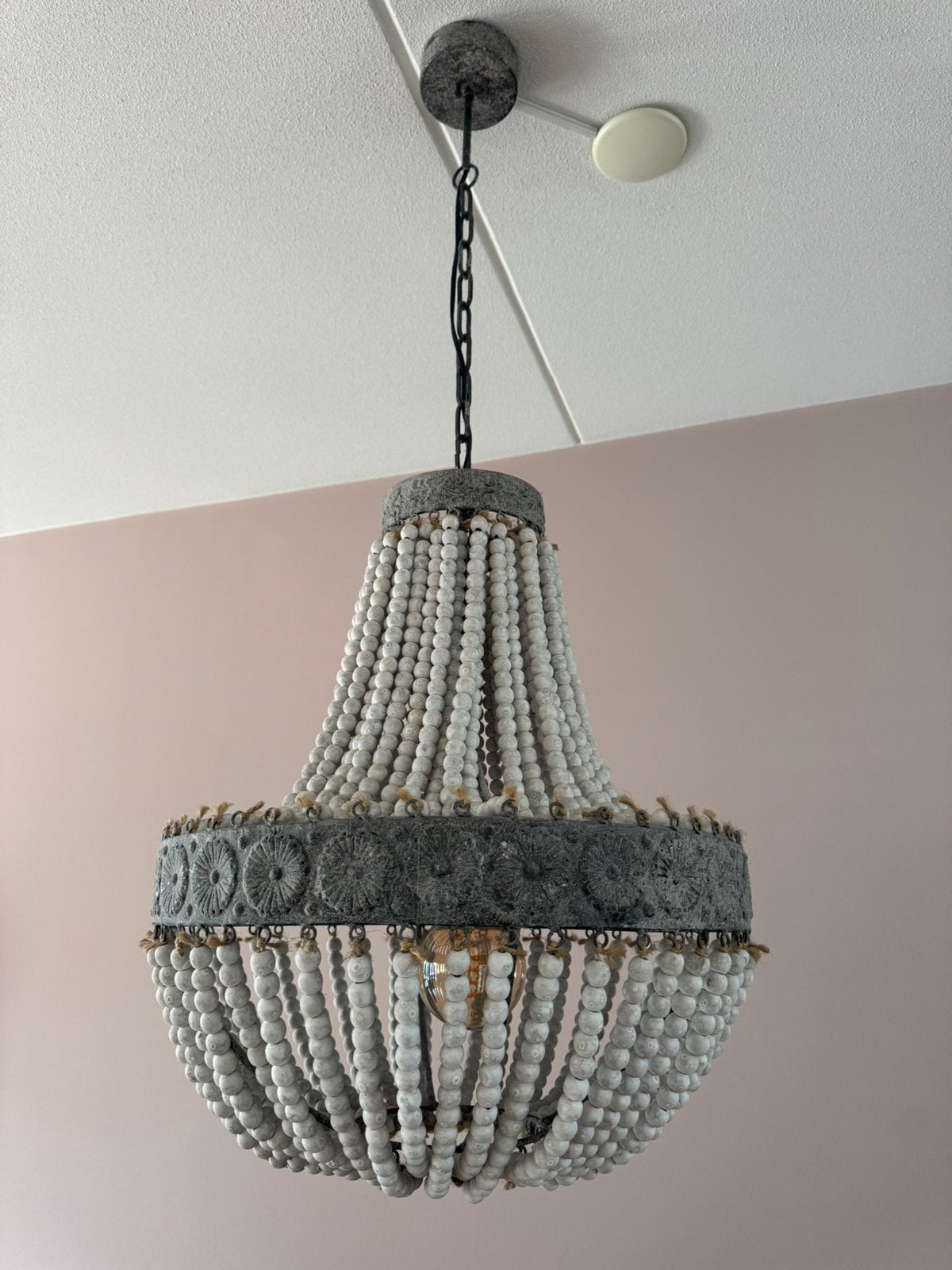 Light&living Hanglamp kralen kroonluchter, Ophalen, Zo goed als nieuw