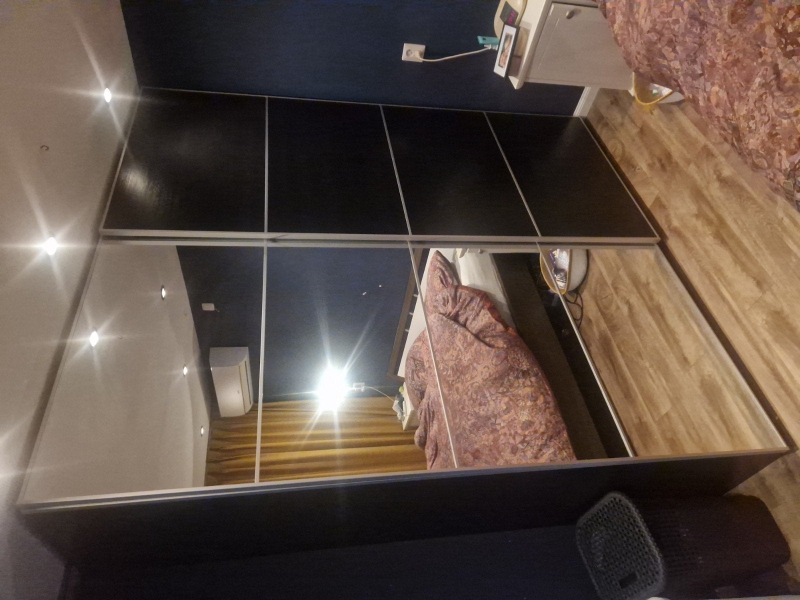 Grote ikea pax kledingkast met spiegeldeuren, Huis en Inrichting, Gebruikt, Met plank(en), Ophalen of Verzenden, 200 cm of meer