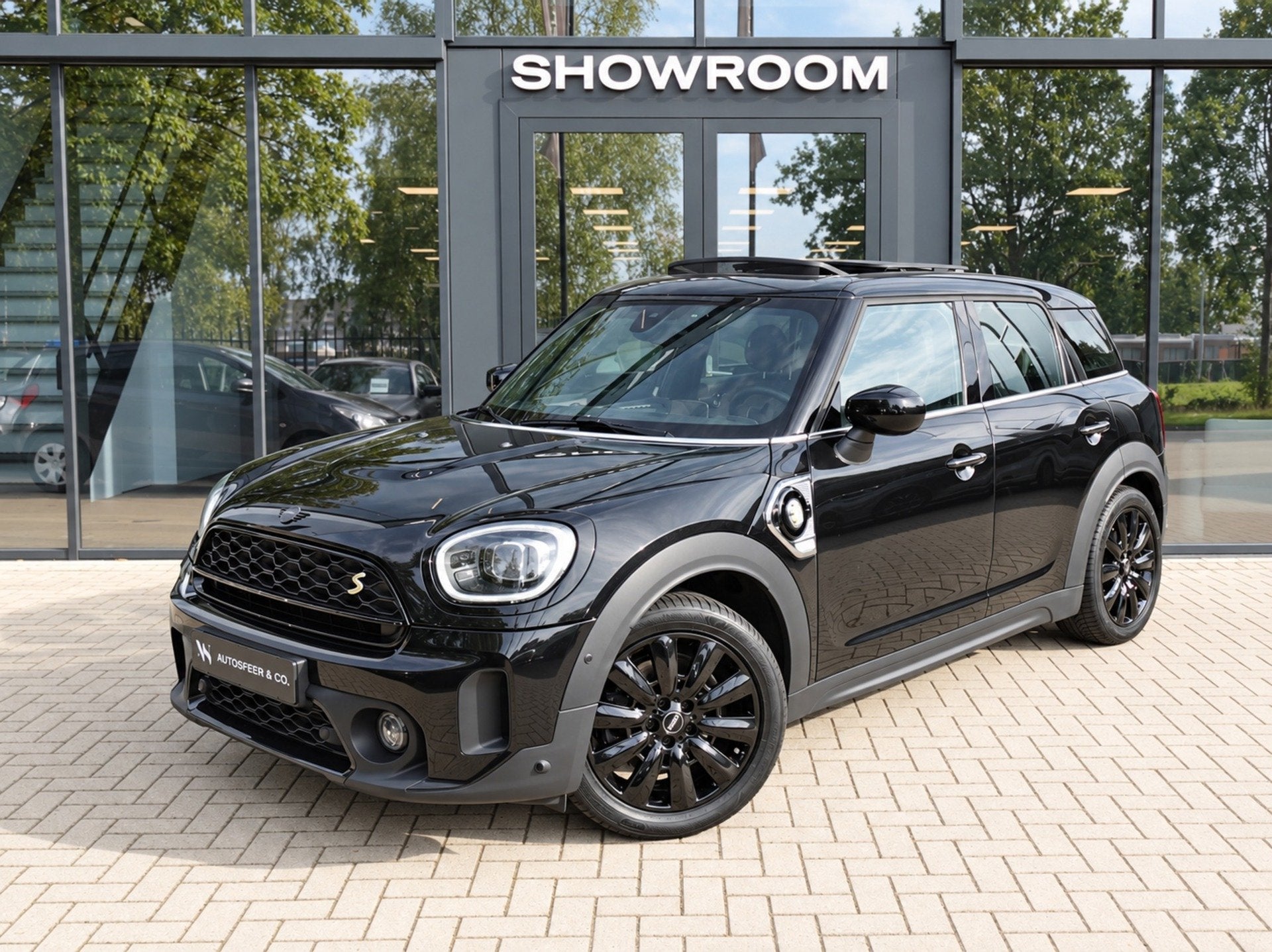 MINI Countryman 1.5 Cooper S E ALL4 Essential PANO H&K HUD, Auto's, Automaat, Dealer onderhouden, 125 pk, Gebruikt