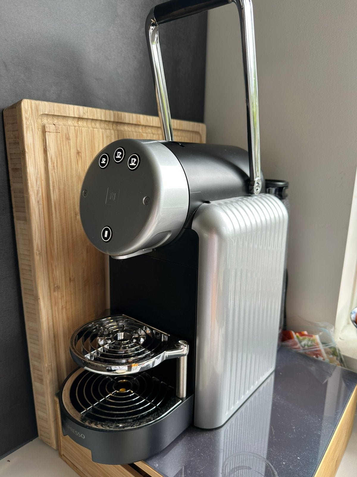 Nespresso Zenius- zo goed als nieuw !, Ophalen, Zo goed als nieuw, Espresso apparaat