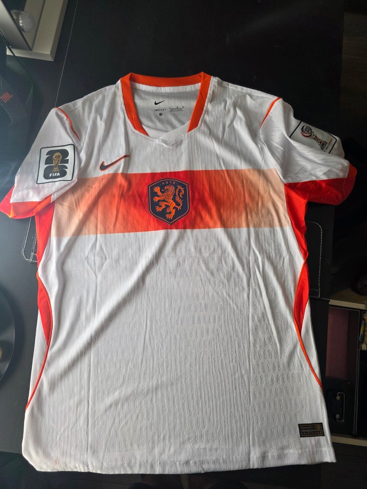 Ongedragen Nederland voetbalshirt Nike Aero fit Maat L, Maat L, Ophalen of Verzenden, Nieuw, Shirt