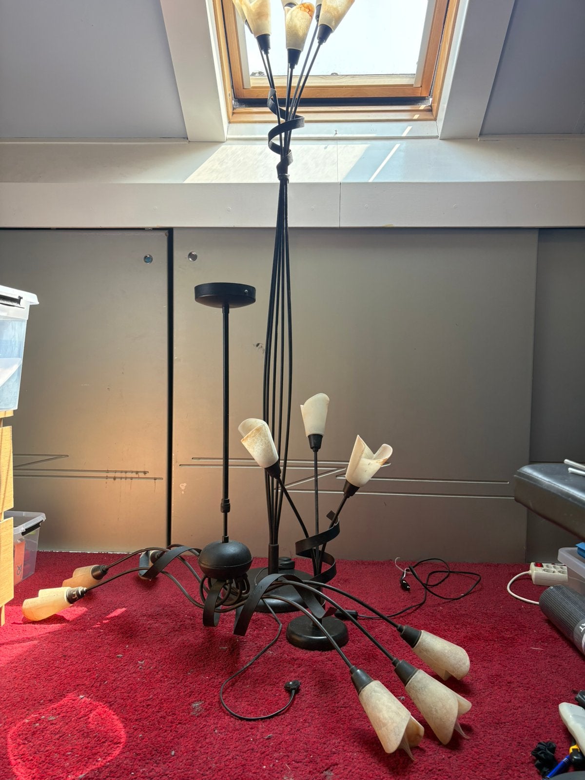Diverse te koop lampen sierkussen hockers poef, Ophalen