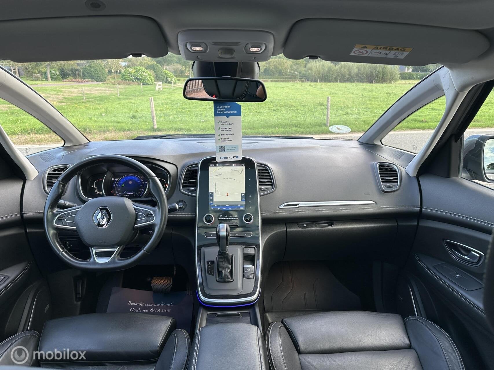 Renault Grand Scenic 1.3 TCe Bose 7p. Massage ACC Pano✅, Auto's, Dealer onderhouden, Gebruikt, Zwart, 7 stoelen