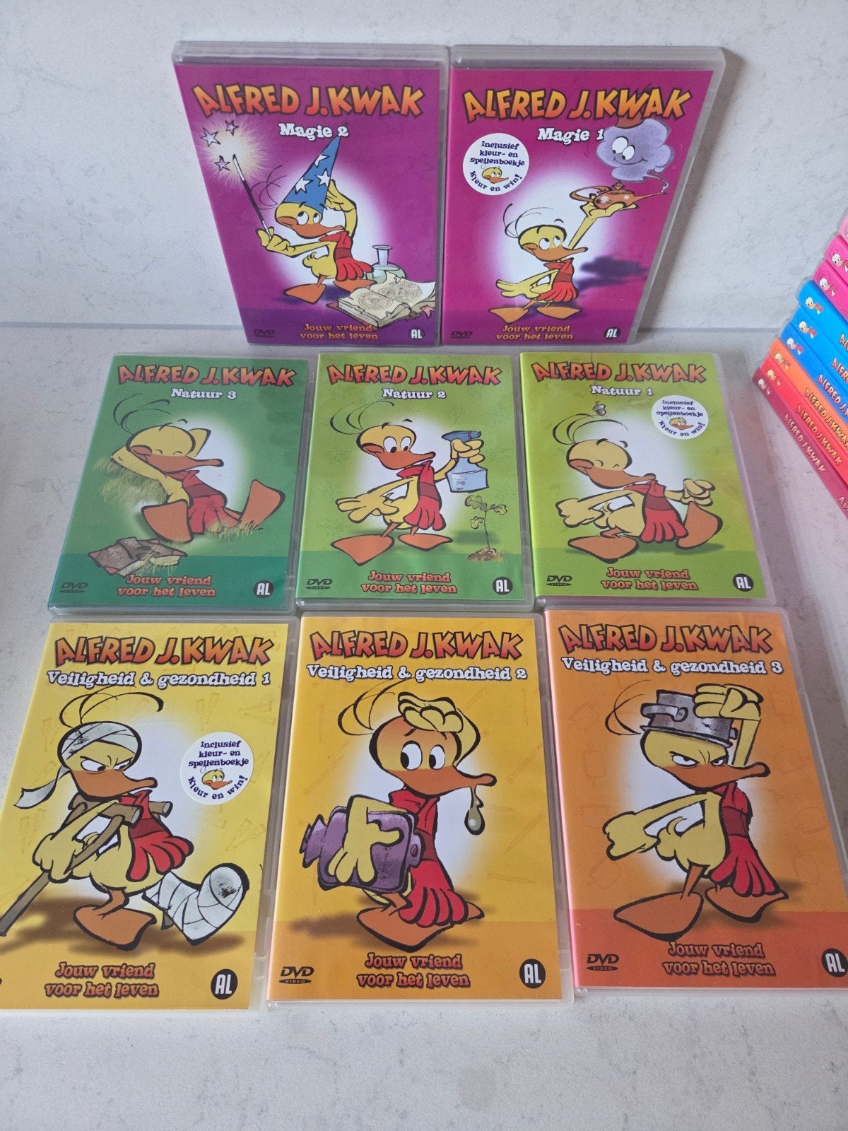 17x dvd's - Alfred J. Kwak, Alle leeftijden, Ophalen of Verzenden, Zo goed als nieuw, Komedie