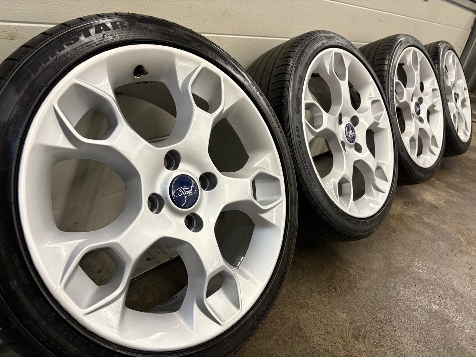 17 inch Ford Fiesta Focus velgen zomer 4x108, Gebruikt, Banden en Velgen, 17 inch, Personenwagen