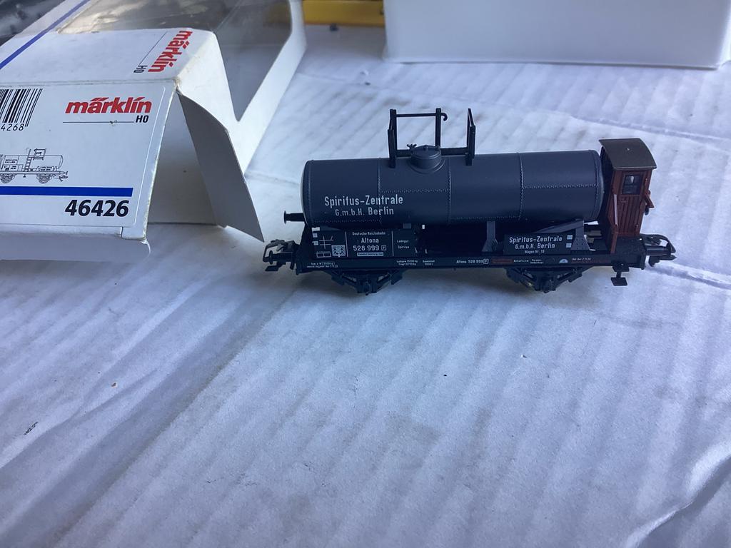 Marklin 46426 DRG spiritus ketelwagen remmershuis/bordes nie, Wisselstroom, Ophalen of Verzenden, Märklin, Nieuw