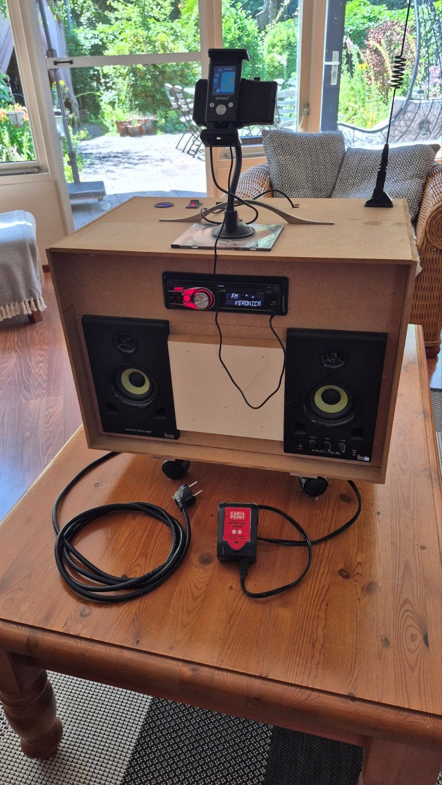 Zelfbouw audiosysteem met Bluetooth en oplaadbare accu, Ophalen, Speakers, Pioneer, Draagbaar