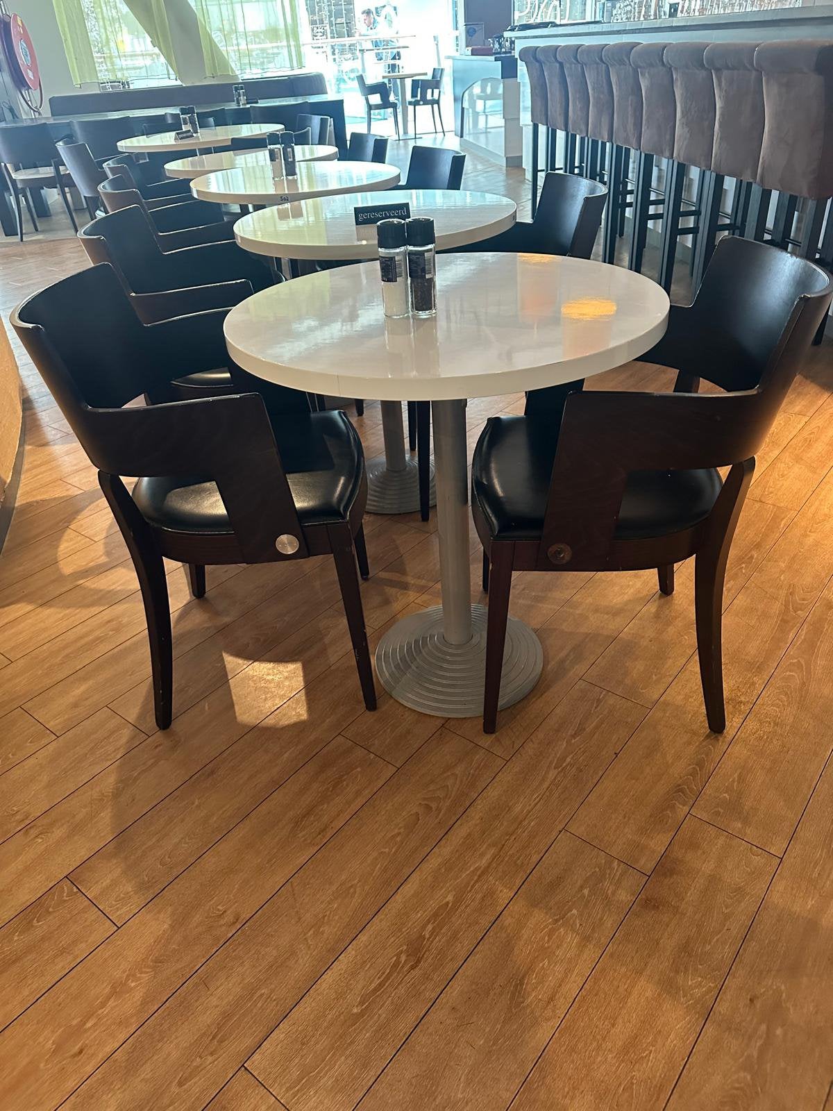 Horeca tafels en stoelen voor restaurant, Ophalen of Verzenden, Zo goed als nieuw