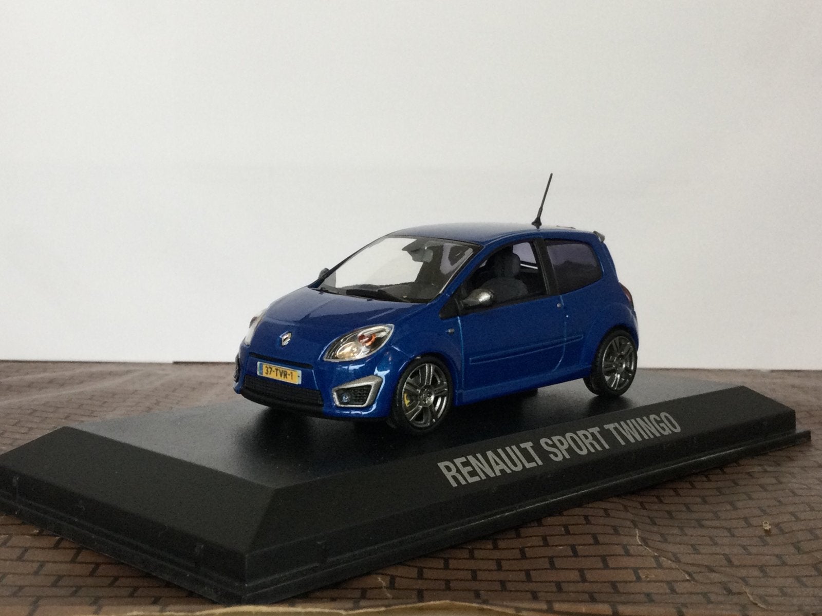 Renault Twingo 1.6 RS SPORT Blauw 2008 Norev 1:43, Ophalen of Verzenden, Zo goed als nieuw, Auto, Norev
