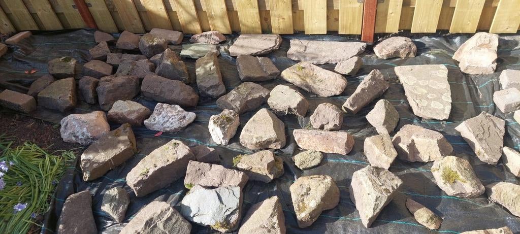 Breuksteen voor in de tuin, Tuin en Terras, Ophalen, Overige materialen, Gebruikt, Kei