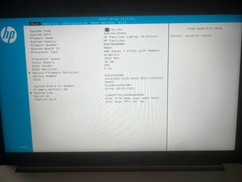 HP Pavilion 15 – Ryzen 7 5700U – 16 GB RAM – 512 GB SSD, Ophalen, Hp, Gebruikt, 2 tot 3 Ghz