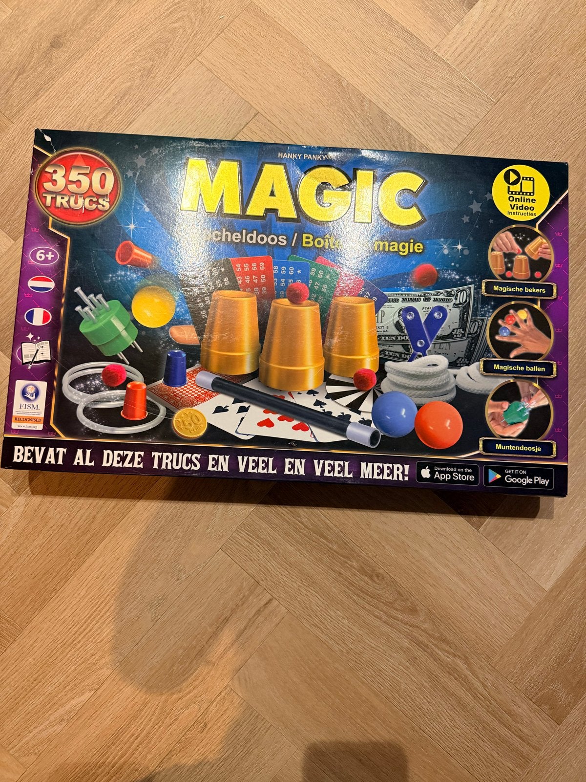 Hanky Panky Magic Goocheldoos met 350 trucs, Ophalen of Verzenden, Zo goed als nieuw, Ontdekken
