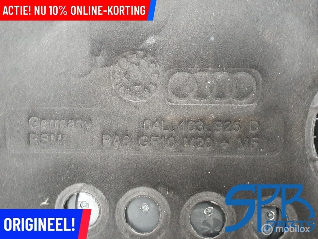 Afdekkap motor MOTORAFDEKPLAAT A4 A5 A6 2.0 TDI 04L103925D, Audi, Gebruikt, Audi, Ophalen of Verzenden