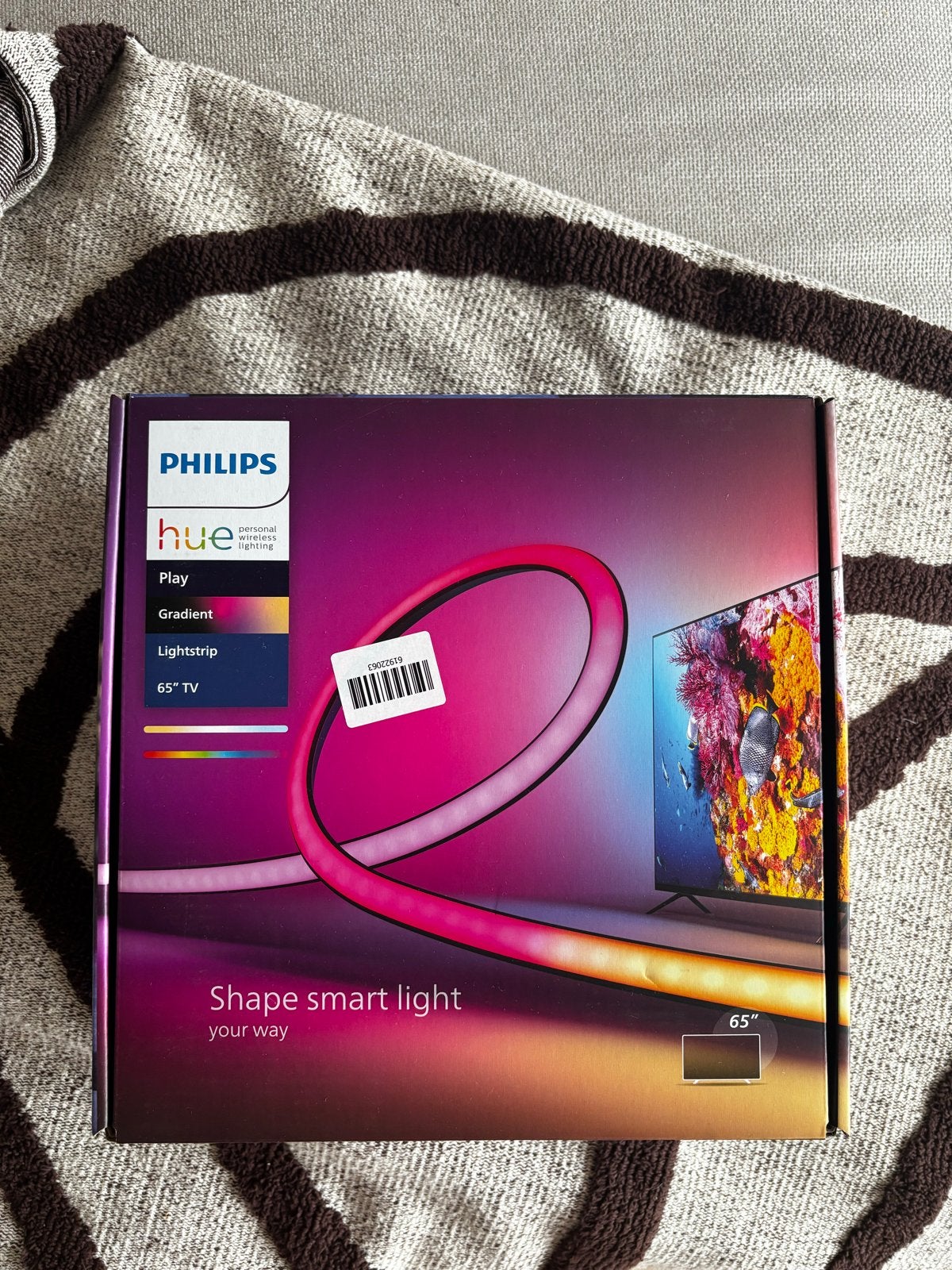 Philips Hue Play Gradient Lightstrip 55 inch TV, Ophalen, Gebruikt