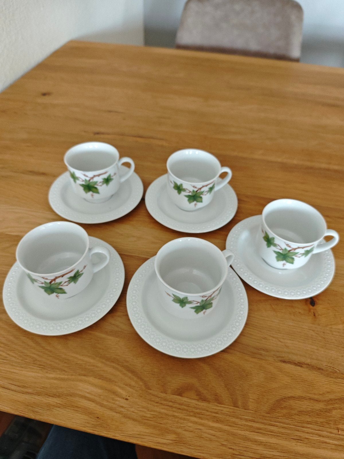 Scherzer Bavaria Germany Kop en Schotel Set - Vintage, Huis en Inrichting, Ophalen, Porselein, Overige stijlen, Kop(pen) en/of Schotel(s)